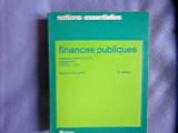Finances publiques : concours administratifs, categorie a, ipag-ira
