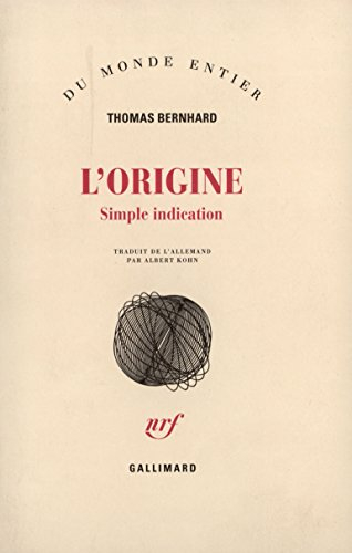 L'origine : simple indication