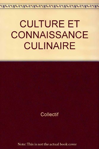 culture et connaissance culinaire