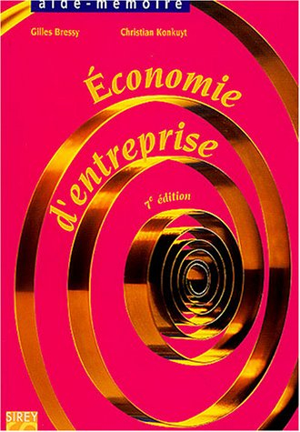 Economie d'entreprise