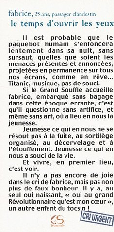 Le temps d'ouvrir les yeux