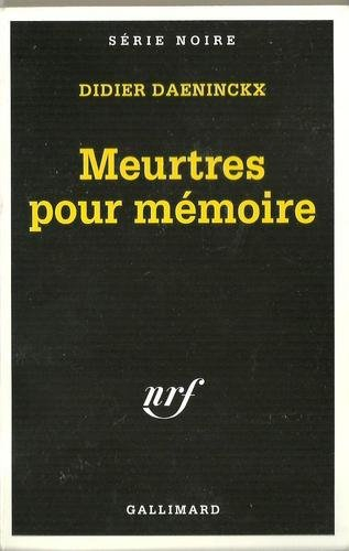 Meurtres pour mémoire