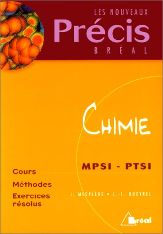 Chimie, MPSI-PTSI