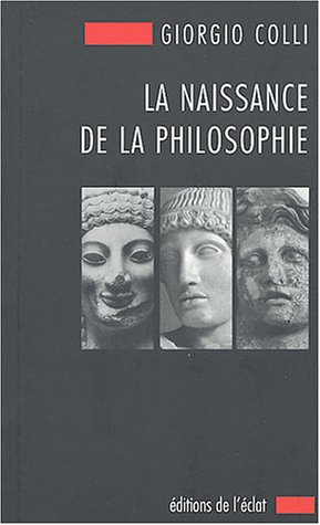 La naissance de la philosophie