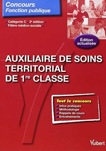 Auxiliaire de soins territorial de 1re classe : filière médico-sociale, catégorie C