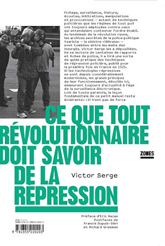 Ce que tout révolutionnaire doit savoir de la répression