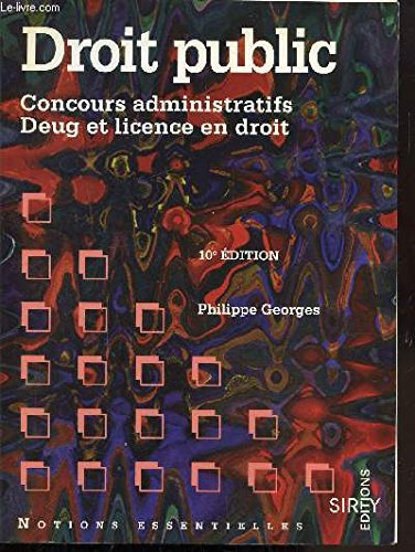 Droit public : concours administratifs