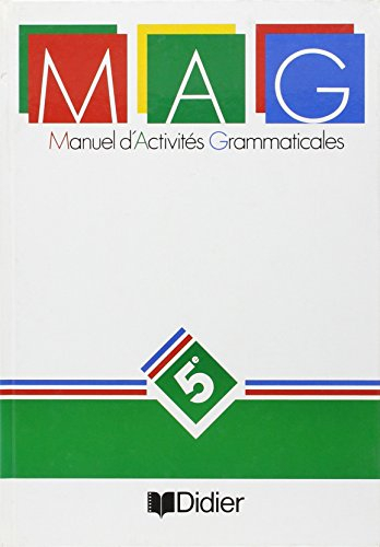 Manuel d'activités grammaticales