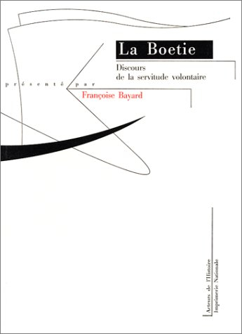 Discours de la servitude volontaire