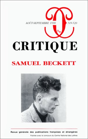 Critique, n° 174. Samuel Beckett