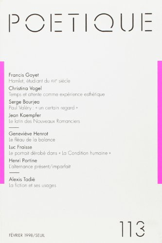 poétique, numéro 113