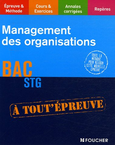 Management des organisations, bac STG