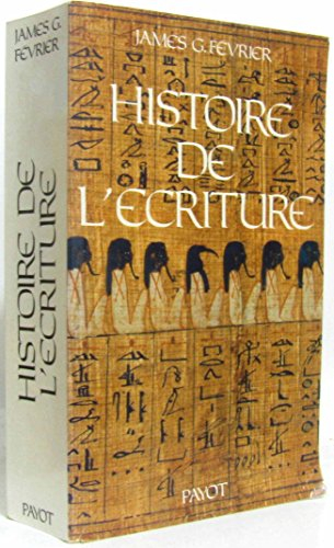 histoire de l'écriture