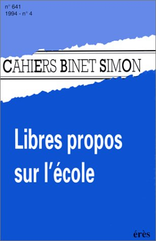 cahiers binet-simon
