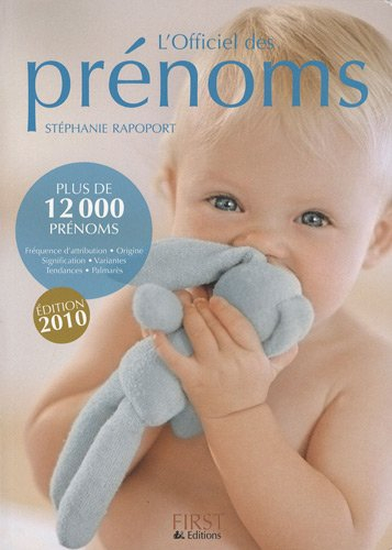 L'officiel des prénoms : plus de 12.000 prénoms