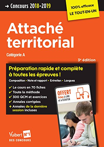 Attaché territorial : concours 2018-2019 : catégorie A