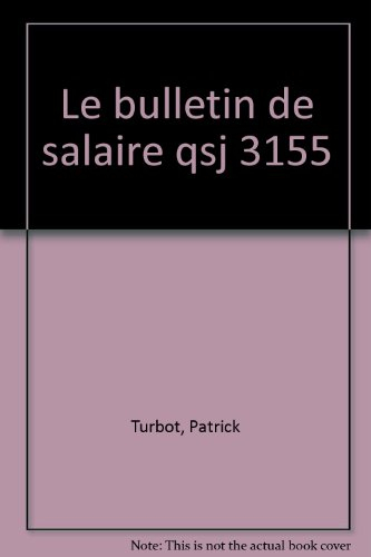 Le bulletin de salaire