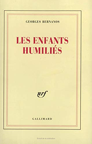 Les enfants humiliés : journal 1939-1940