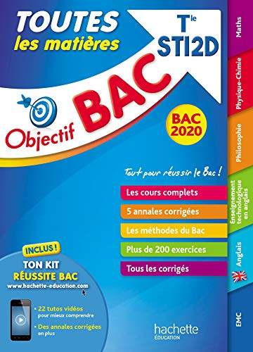 Toutes les matières terminale STI2D : bac 2020