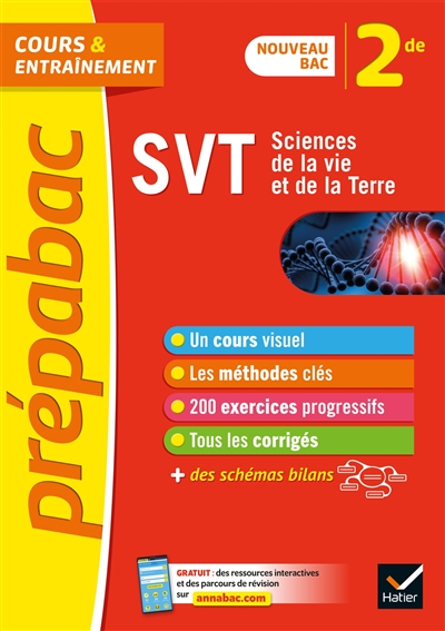 SVT, sciences de la vie et de la Terre 2de : nouveau bac