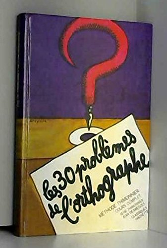 30 prob de l4orthographe eleve