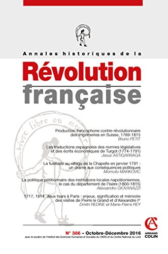 Annales historiques de la Révolution française, n° 386