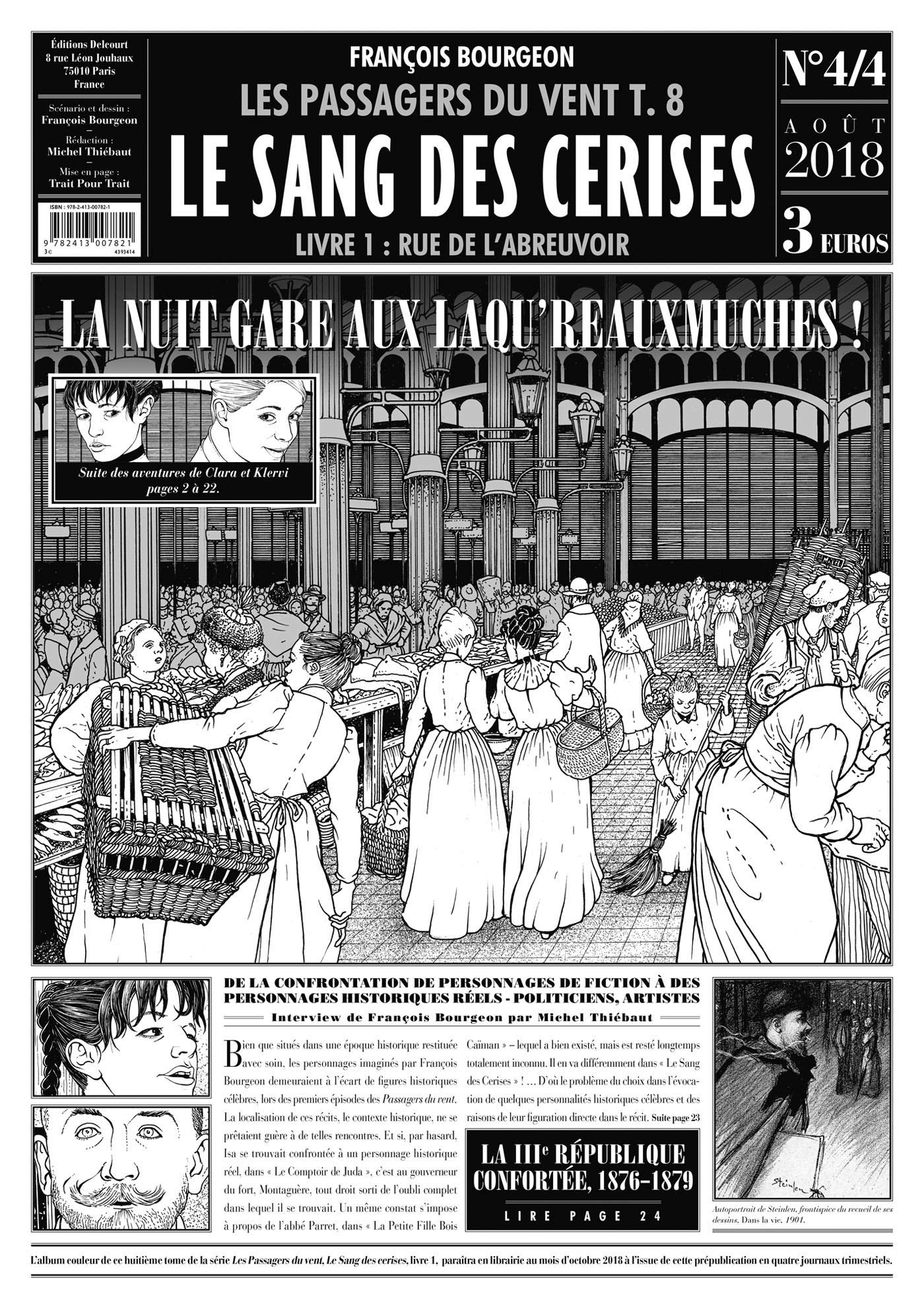 Les passagers du vent. Vol. 8. Le sang des cerises. Vol. 1. Rue de l'abreuvoir : quatrième partie