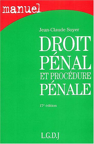 Droit pénal et procédure pénale