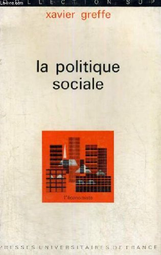 la politique sociale - l'economiste section dirigee par p. tabatoni - collection sup