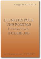eléments pour une possible évolution intérieure selon l'enseignement de gurdjieff