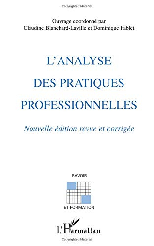 L'analyse des pratiques professionnelles