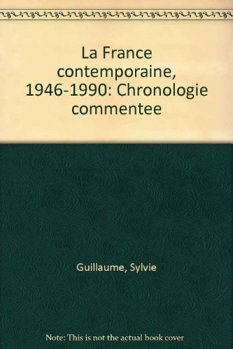 la france contemporaine  tome 1 : la ive république