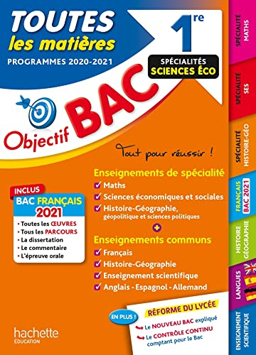 Toutes les matières 1re spécialités sciences éco : programmes 2020-2021