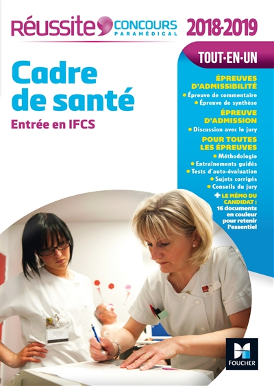 Cadre de santé : entrée en IFCS, 2018-2019 : tout-en-un