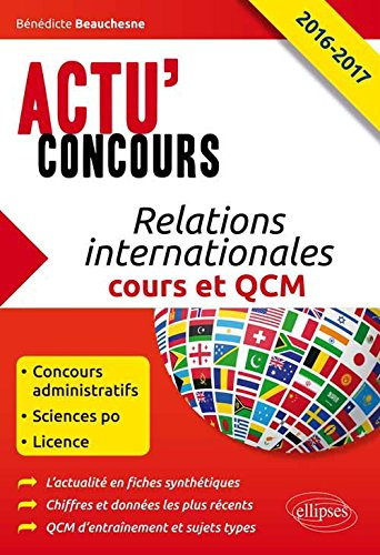 Relations internationales 2016-2017 : cours et QCM