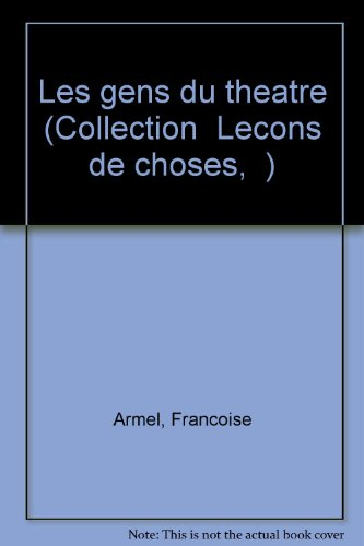 Les Gens du théâtre