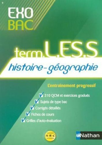 Histoire-géographie terminales L, ES, S : l'entraînement progressif