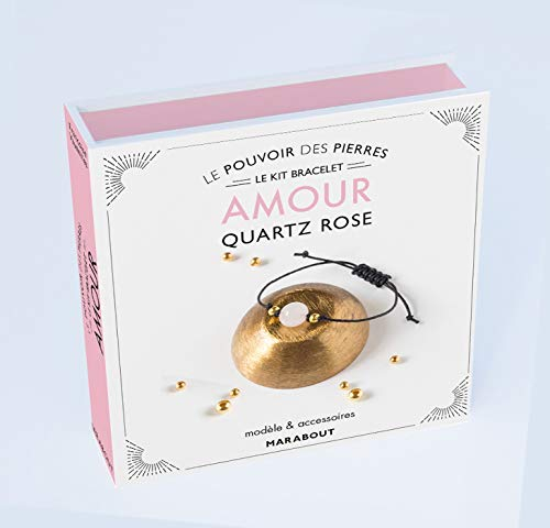 Amour : quartz rose : le kit bracelet, modèle & accessoires