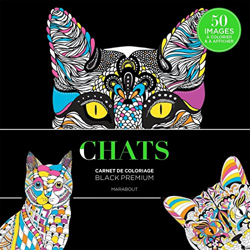 Chats : carnet de coloriage