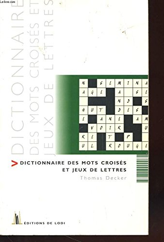 dictionnaire des mots croisés