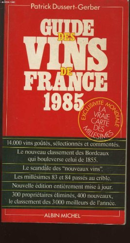 guide des vins de france 1985