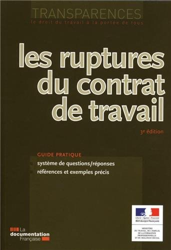 Les ruptures du contrat de travail : guide pratique