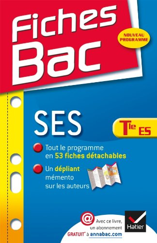 Sciences économiques et sociales, terminale ES, enseignement obligatoire