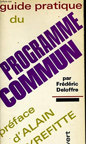 guide pratique du "programme commun"
