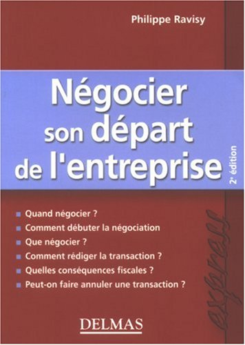 Négocier son départ de l'entreprise