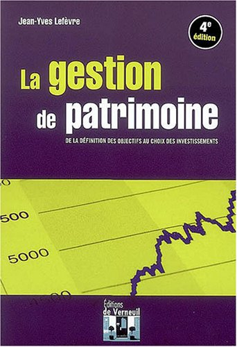La gestion de patrimoine : de la définition des objectifs au choix des investissements : analyse com