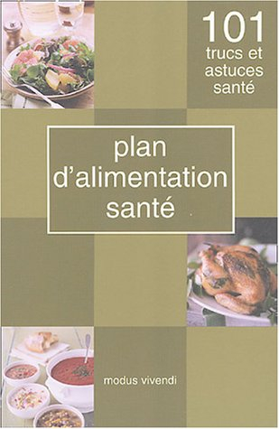 plan d'alimentation santé