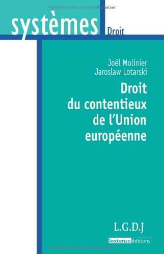 Droit du contentieux de l'Union européenne
