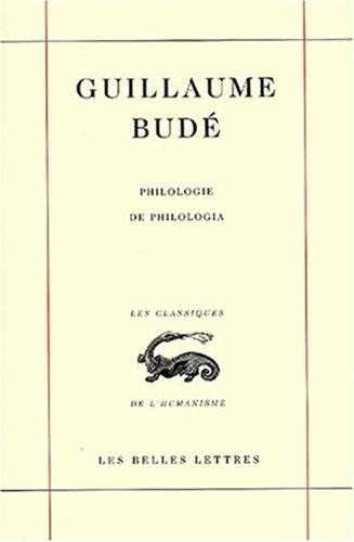 Philologie. De philologia