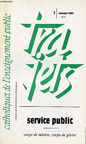 revue du théâtre, numéro 1. service public